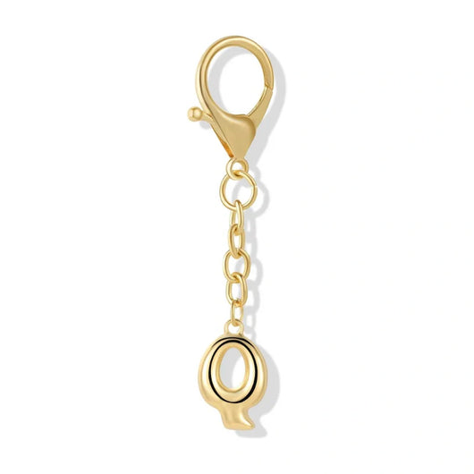 Bubble Initial Letter - Bag Charm