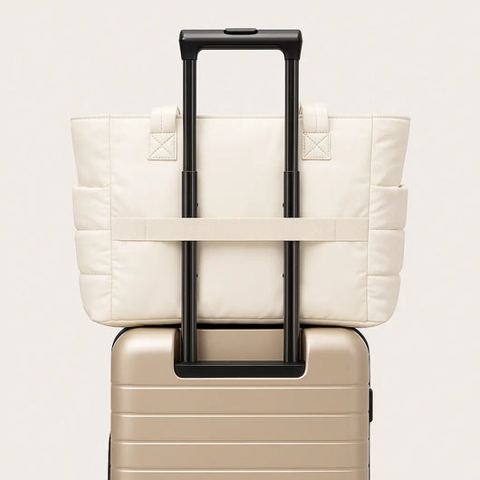 Cloudy - The Roomy Puffy Tote Bag (Fall Edition)