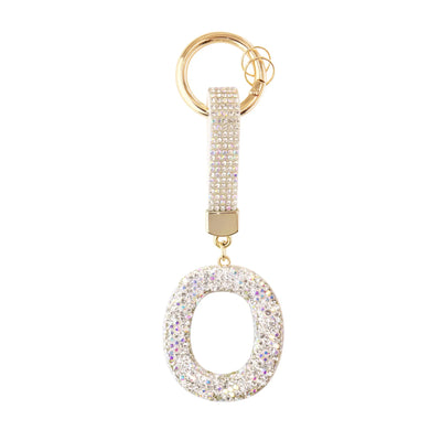 Sparkle Initial – Bag Charm (Silver)